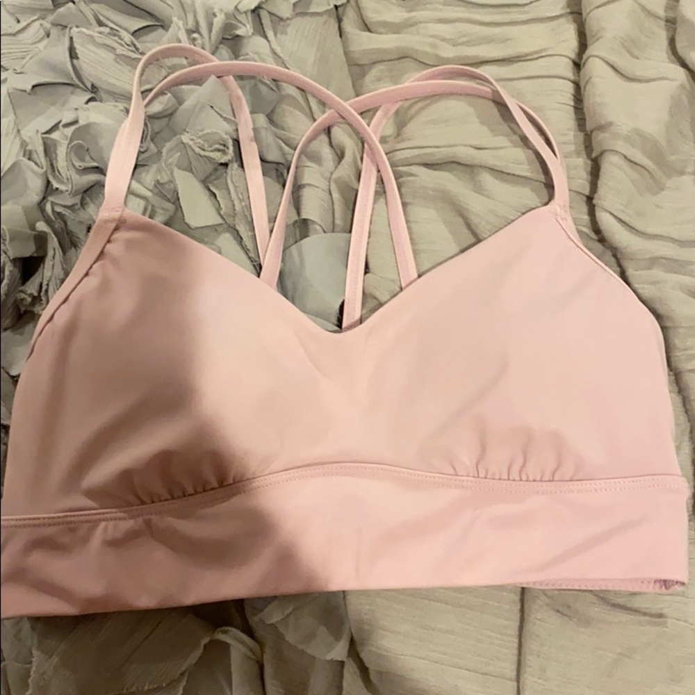 All in motion pink sports bra